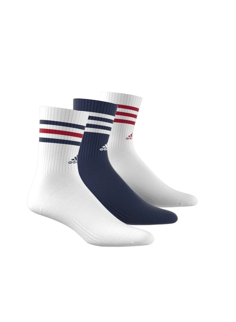 adidas 3STRIPES CUSHIONED SPORTSWEAR CREW SOCKS 3 PAIR PACK
