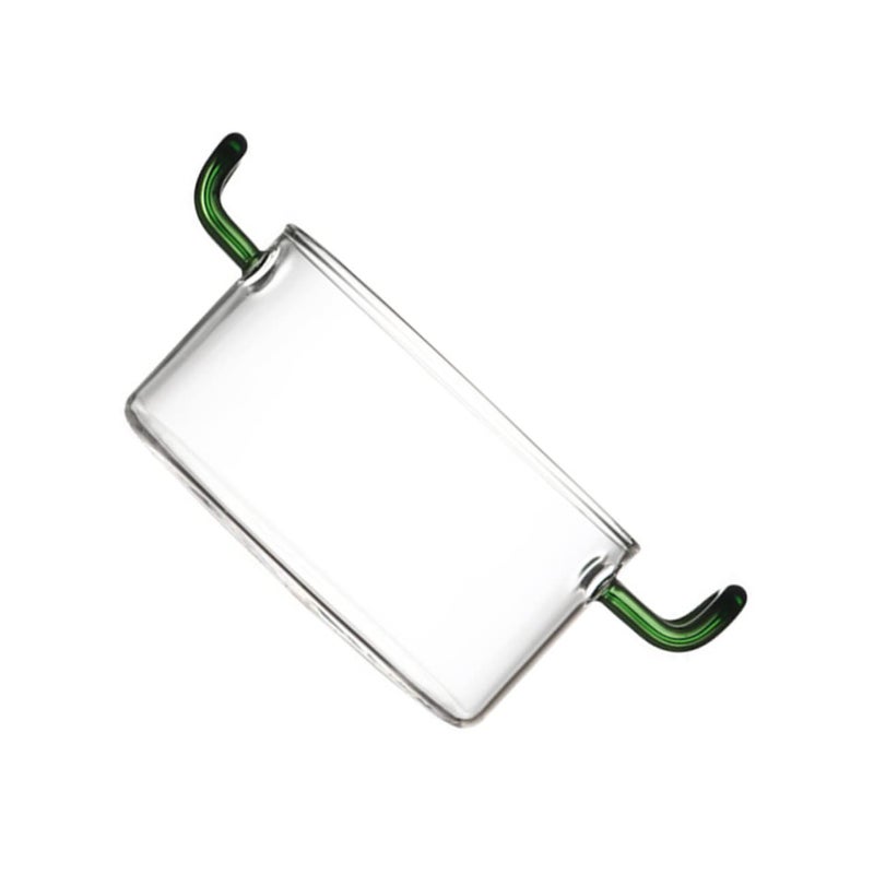 Heat Resistant Glass Serving Bowl with Handles for Salad Fruit Dessert Soup Kitchen - Image 2