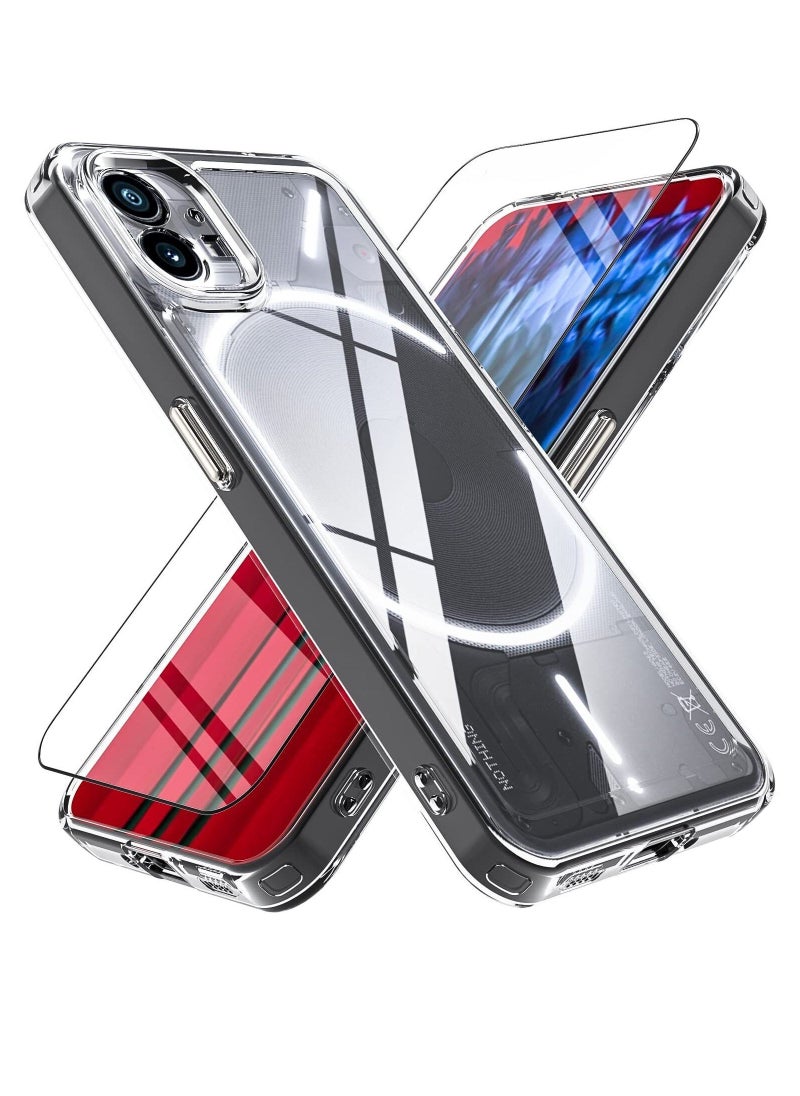 Raxoom Clear Case Cover + Tempered Glass for Phone 1 / Phone 2 - Image 5