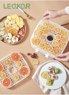 LEOKOR Food Dehydrator Electric Fruit Vegetable Dryer, Electric Food Preserver Machine with 5 BPA-Free Trays, Digital Food Dryer Adjustable Timer Temperature Control  - Image 2