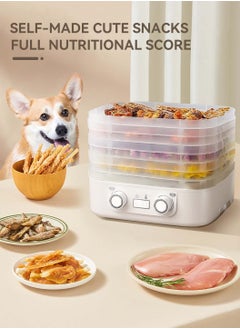 LEOKOR Food Dehydrator Electric Fruit Vegetable Dryer, Electric Food Preserver Machine with 5 BPA-Free Trays, Digital Food Dryer Adjustable Timer Temperature Control  - Image 4