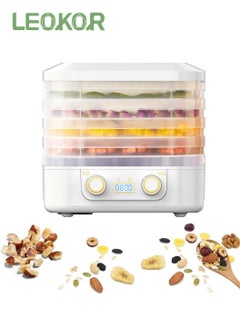 LEOKOR Food Dehydrator Electric Fruit Vegetable Dryer, Electric Food Preserver Machine with 5 BPA-Free Trays, Digital Food Dryer Adjustable Timer Temperature Control  - Image 1