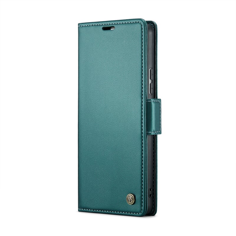 HuHa Protective Cover For Xiaomi Redmi Note 13 Pro 5G CaseMe 023 Butterfly Buckle Litchi Texture RFID Anti-theft Leather Phone Case(Pearly Blue) - Image 2