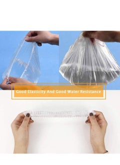 SKY-TOUCH 100pcs Shower Cap Disposable, Bath Caps Thick Waterproof High Density Elastic Big Hair Caps for Women Men Travel Spa Hotel Hair Solon Home Use High Quality  - Image 5