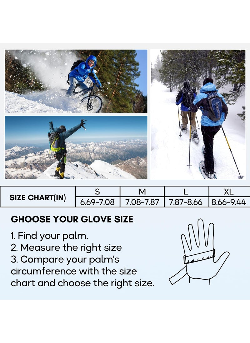 KASTWAVE - Winter Gloves - Waterproof, Thermal, Touchscreen Friendly for Outdoor Sports, Running, Biking, and Driving - Unisex Design for Men and Women - Image 1