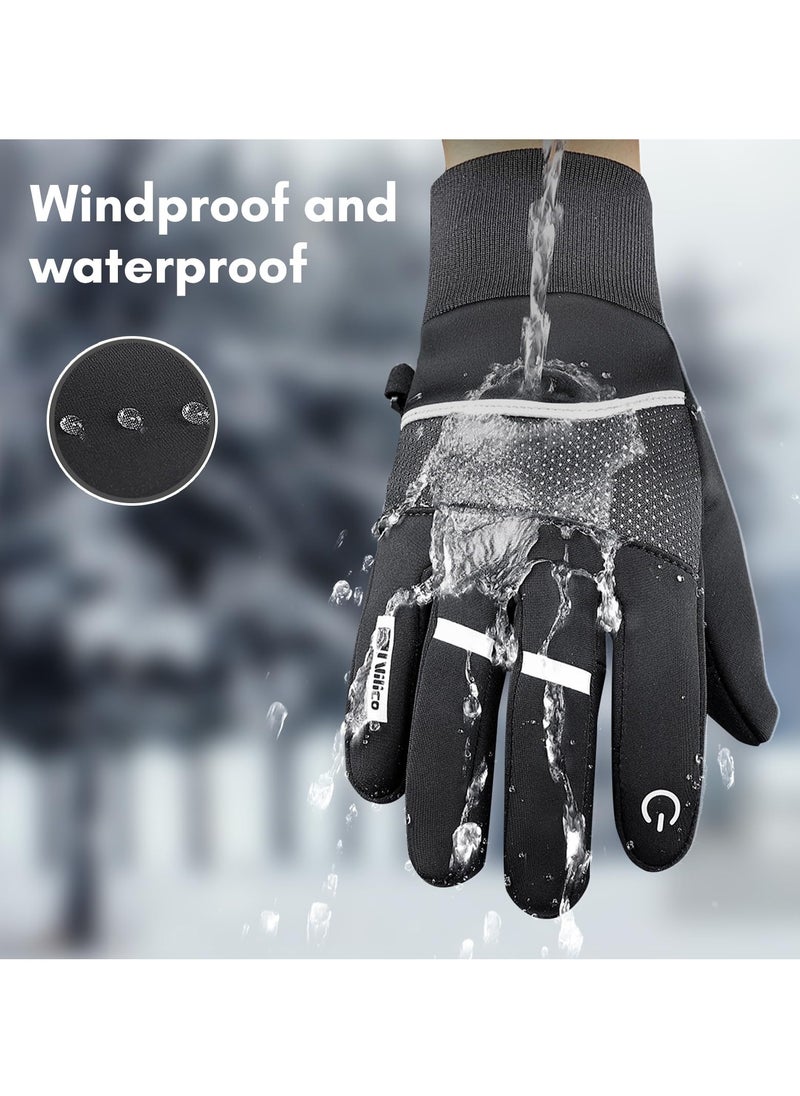 KASTWAVE - Winter Gloves - Waterproof, Thermal, Touchscreen Friendly for Outdoor Sports, Running, Biking, and Driving - Unisex Design for Men and Women - Image 1