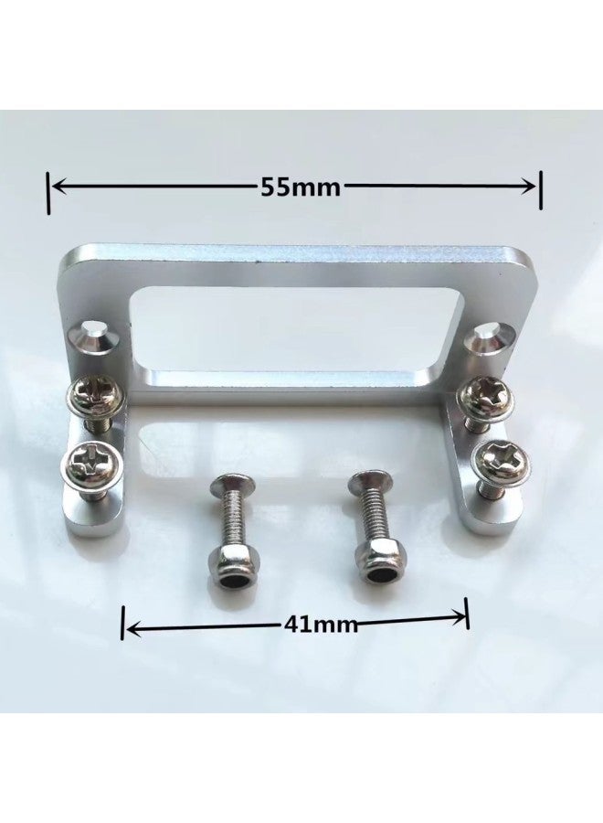 Ship Model, Model Aluminum Alloy S3003 Rudder Frame, Mg995 Steering Gear Bracket, Server Seat-Color:White  - Image 5