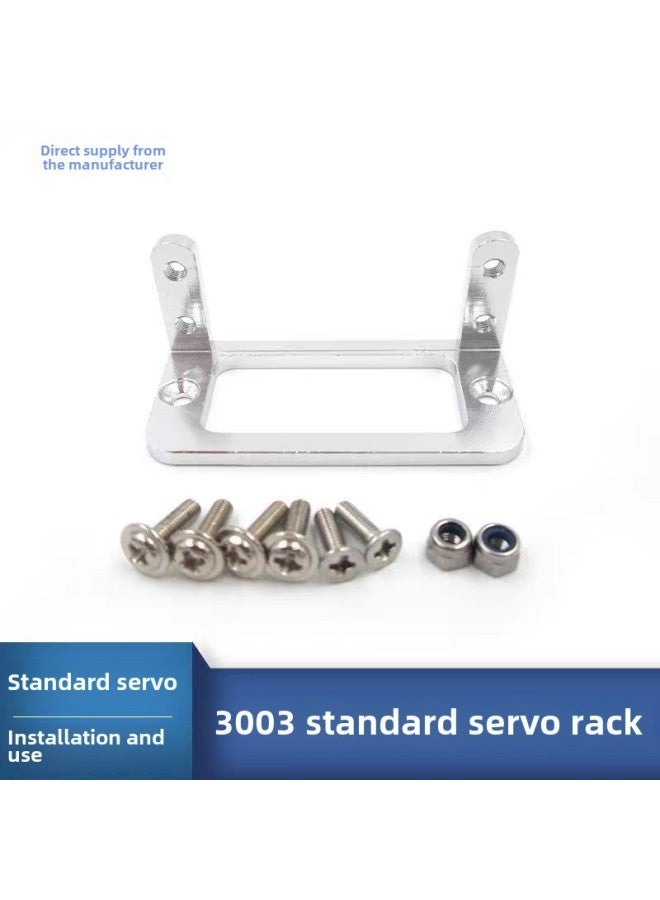 Ship Model, Model Aluminum Alloy S3003 Rudder Frame, Mg995 Steering Gear Bracket, Server Seat-Color:White  - Image 1