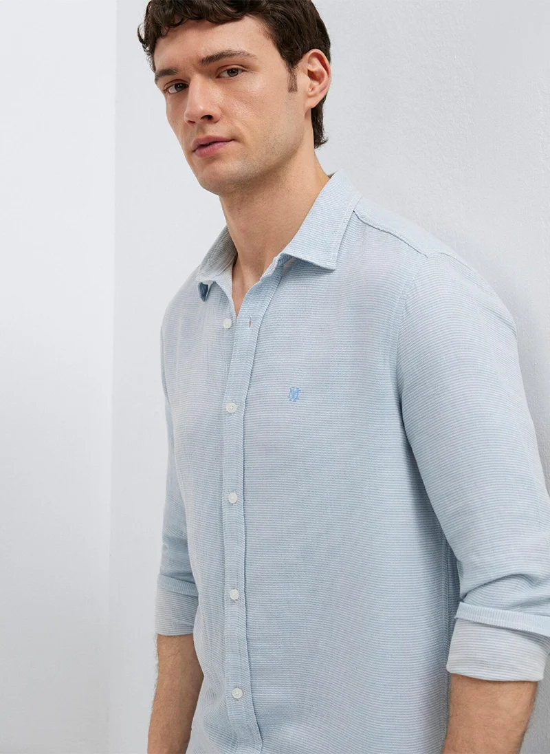 Mavi Solid Regular Fit Shirt