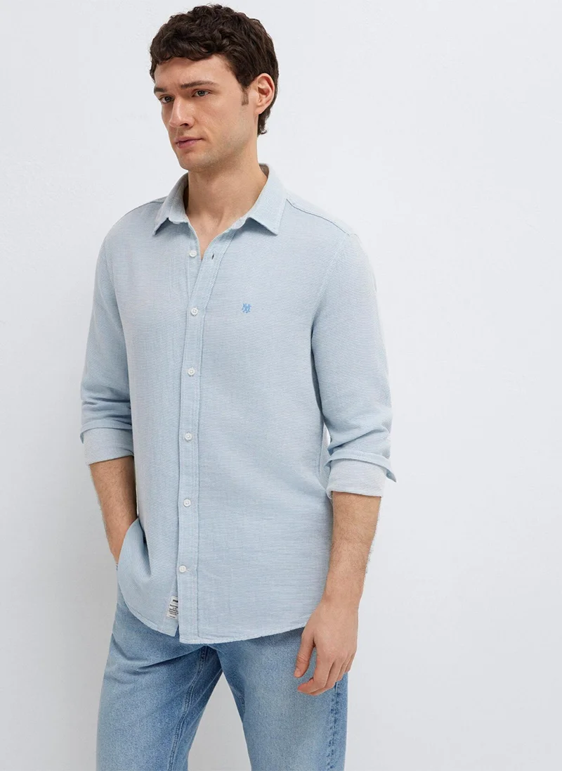 Mavi Solid Regular Fit Shirt