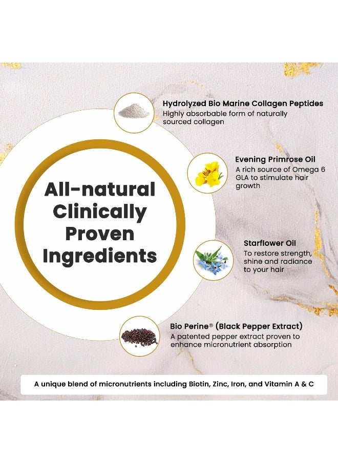 VALEO - Hair+ Helps Nourish Hair From Within Promotes Natural Collagen Production - Image 1