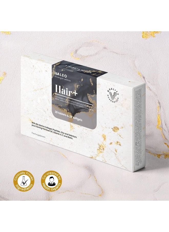 VALEO - Hair+ Helps Nourish Hair From Within Promotes Natural Collagen Production - Image 1