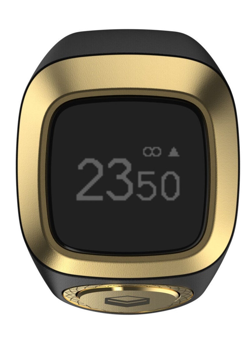 iQIBLA Iqibla Smart Tasbih Zikr Ring Muslim Prayer Prayer timing reminder OLED display Tasbih Counter Smart Ring Wearable Black 18mm USB - Image 4