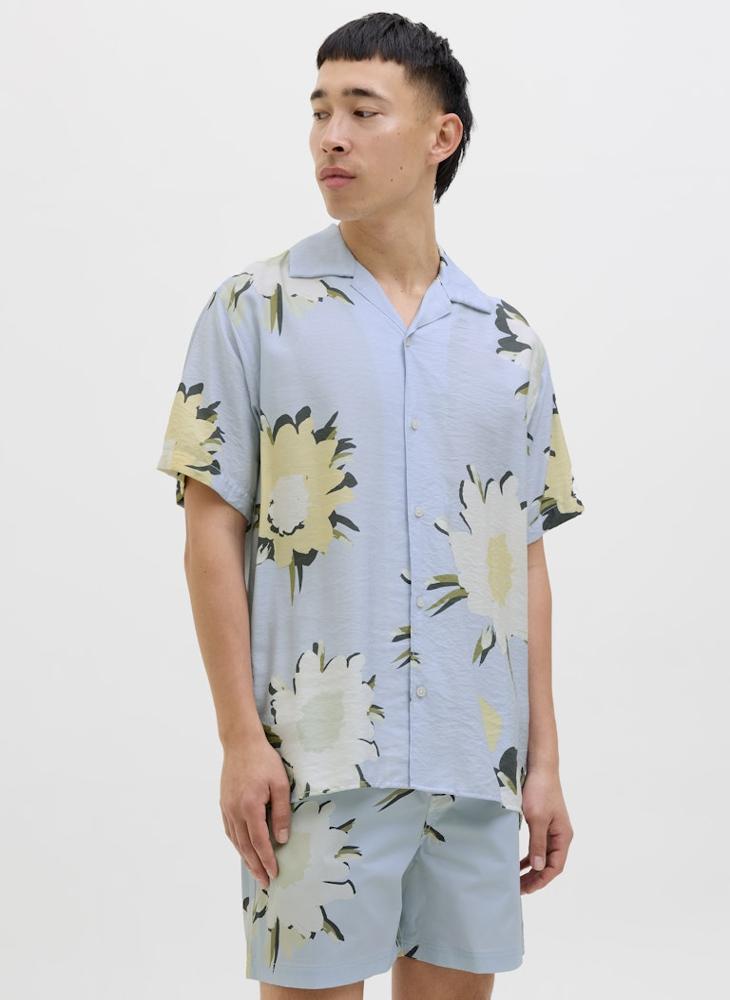 JACK & JONES Casual Regular Fit Printed Shirt - Image 1