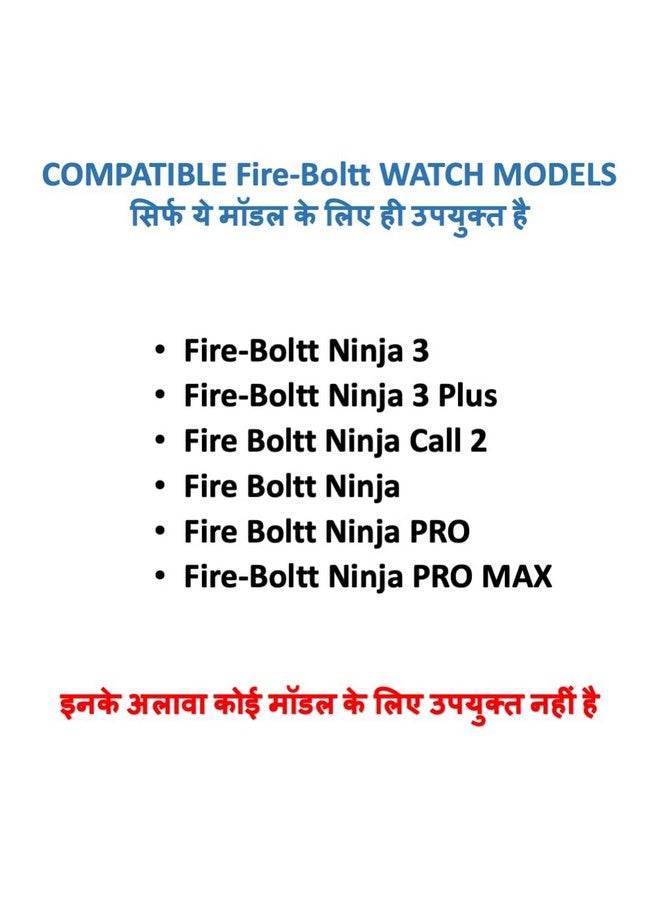 iTronix كابل شحن iTronix متوافق فقط مع ساعات Fire-Boltt Ninja 3 / Ninja 3 Plus / Ninja / Ninja Pro / Ninja Pro Max / Ninja Call 2، غير مناسب لأي نماذج أخرى - Image 2