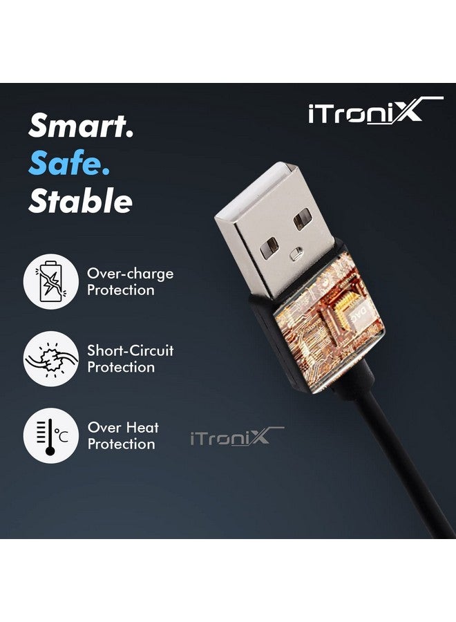 iTronix كابل شحن iTronix متوافق فقط مع ساعات Fire-Boltt Ninja 3 / Ninja 3 Plus / Ninja / Ninja Pro / Ninja Pro Max / Ninja Call 2، غير مناسب لأي نماذج أخرى - Image 5