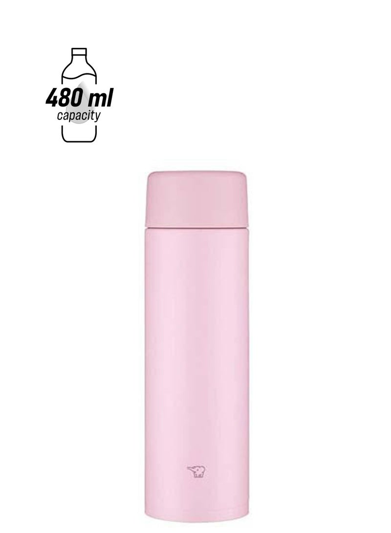 زوجيروشي حافظة ستانلس ستيل مفرغة 0.48 لتر بلون أوركيد فاتح - Image 1