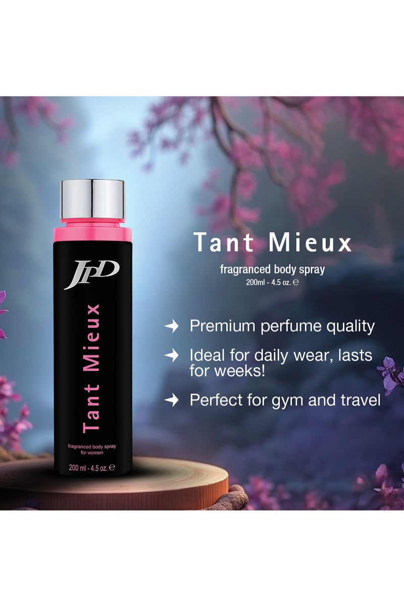 Jean Paul Dupont Tant Mieux 2Pcs Promo Pack Eau de Parfum 100ml + Body Spray 200ml - Image 3