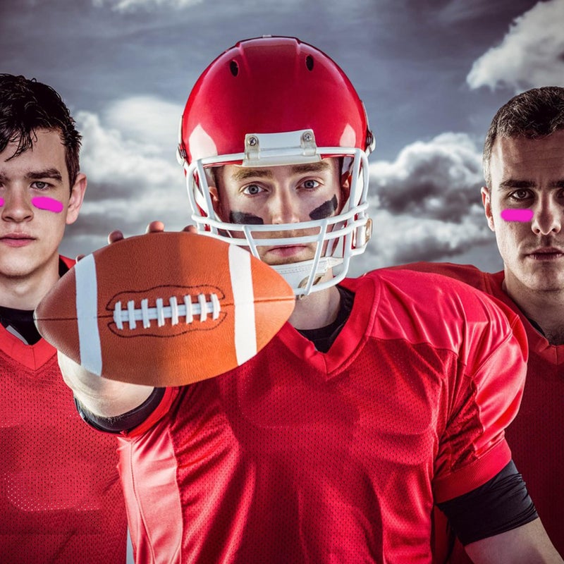 Wismee Eye Black Baseball Accessories, Hot Pink Face Paint Stick, Anti-Glare Eye Black Stick Baseball Softball Soccer Lacrosse Hockey Athletes Sports Training Competition Accessories - Image 2