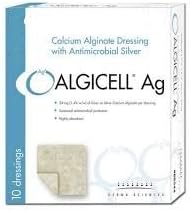 Suptmax ALGICELL Ag Silver Calcium Alginate Dressing  2 x 2  Box of 10 - Image 1