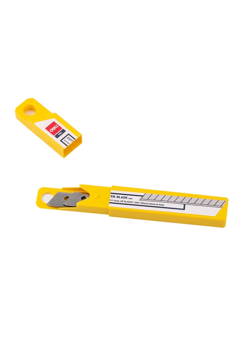 Deli E2012 – 13 Snap-Off SK5 Steel Edges, Easy Access Packaging, Silver - Image 3