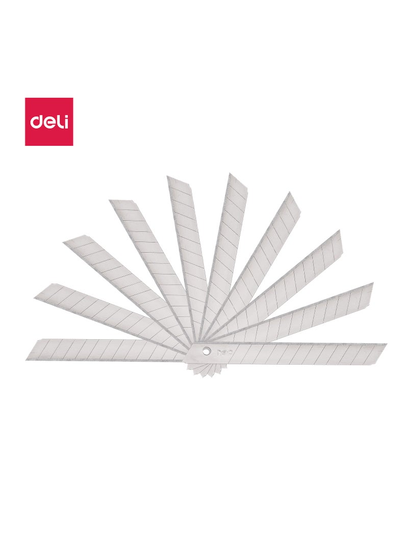 Deli E2012 – 13 Snap-Off SK5 Steel Edges, Easy Access Packaging, Silver - Image 1