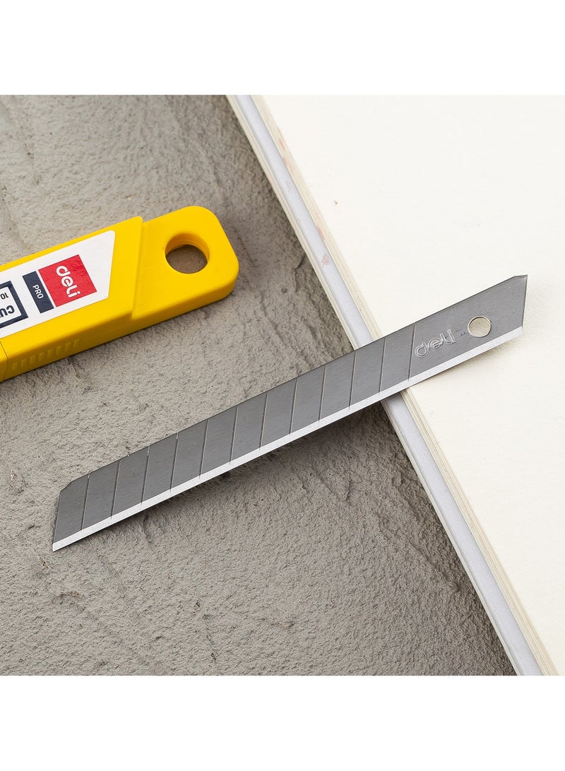 Deli E2012 – 13 Snap-Off SK5 Steel Edges, Easy Access Packaging, Silver - Image 5