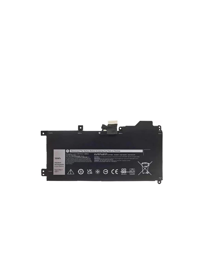 Terabyte بطارية لابتوب بديلة 1FKCC لجهاز ديل لاتيتيود 7200 7210 2 في 1 سلسلة نوتبوك T04J T04J001 T04J002 T5H6P 09NTKM 9NTKM 0D9J00 D9J00 0KWWW4 KWWW4 7.6V 38Wh 4750mAh - Image 1