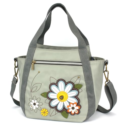 CHALA Venture Mini Carryall RFID Protected Nylon Bag with Adjustable Crossbody Strap Daisy sage - Image 1