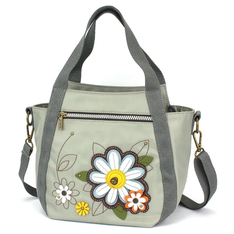 CHALA Venture Mini Carryall RFID Protected Nylon Bag with Adjustable Crossbody Strap Daisy sage - Image 2