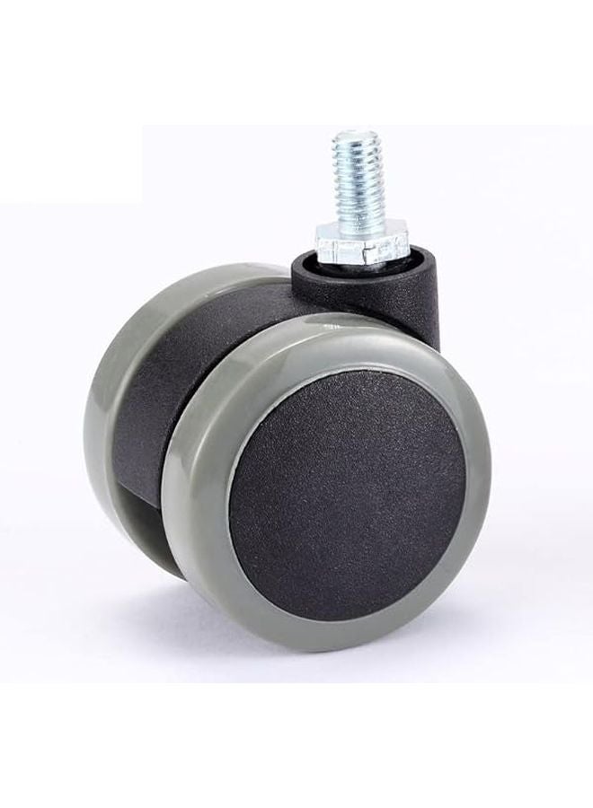 4Pcs 50mm Heavy Duty Universal Furniture Castor Wheels Screw Without Brake - Image 1