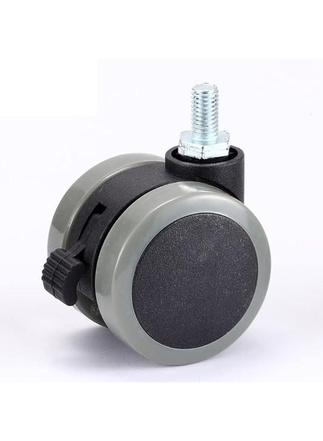 4Pcs 50mm Heavy Duty Universal Furniture Castor Wheels Screw Without Brake - Image 5