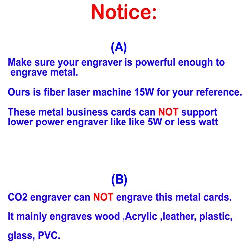 Ebamaz 100PCS Aluminum Alloy Metal Card Plate 3.4 X2.13X0.008 inch for Laser Engrave (Blue, Blank,Thin) - Image 5