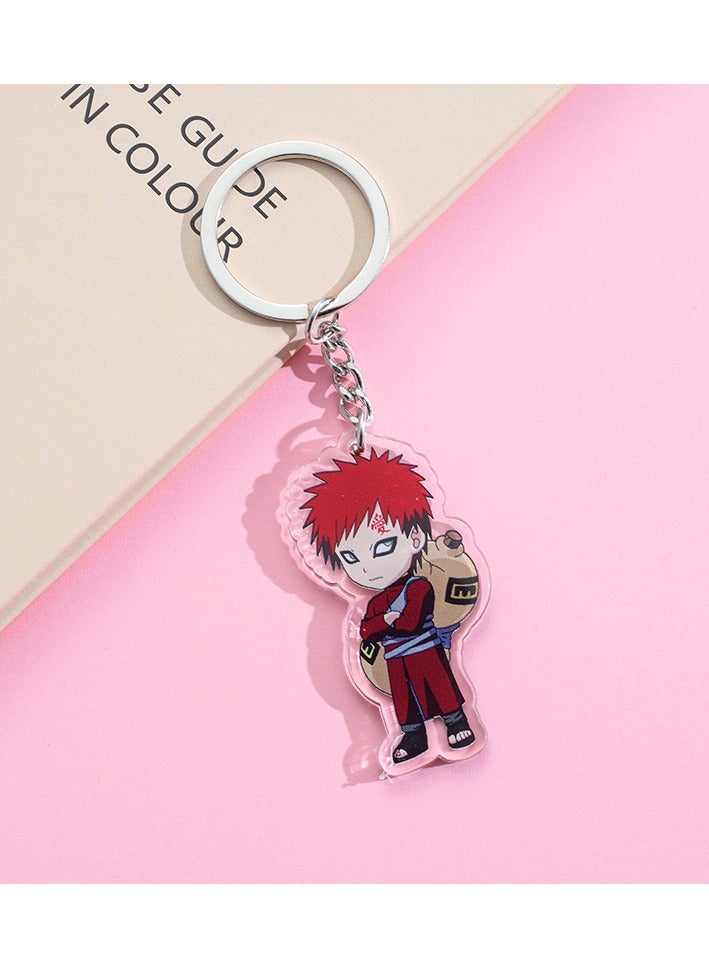 أنيمي ناروتو جارا سلسلة مفاتيح مصنوعة من الأكريليك