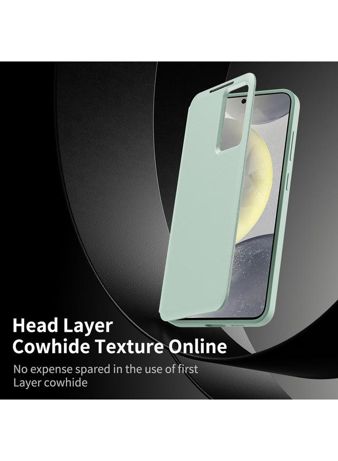 S-TOP Case For Samsung Galaxy A55 Smart View Window Leather Phone Case with Card Slot - Image 2