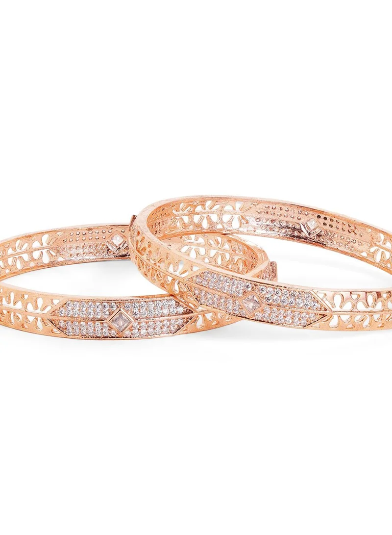 Priyaasi Rose AD-Studded Bangles