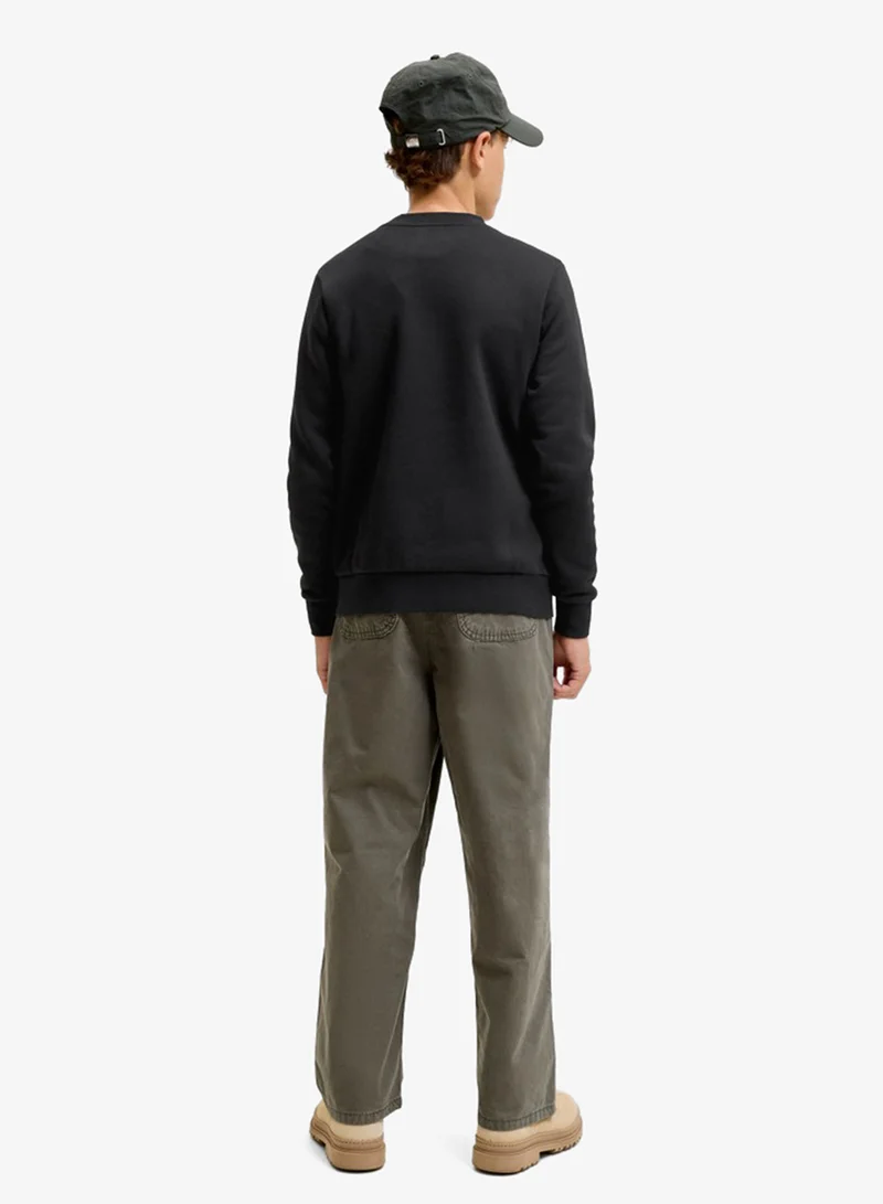 Jack & Jones Junior Youth Club Branding Crew Neck Sweatshirt