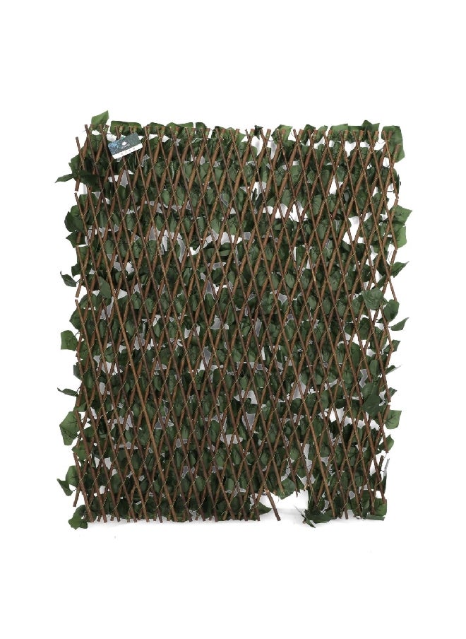 Decorative Artificial Ivy Leaves Expandable Privacy Fence Green and Brown 200 x 100 cm - pzsku/Z6E25B01BD0F755C241BAZ/45/_/1702558247/ec89f65b-dda7-4729-ad78-fca2b818c90a