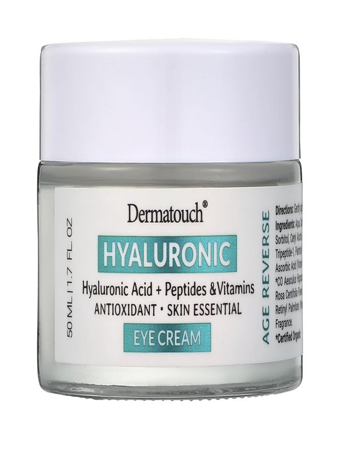DERMATOUCH Hyaluronic Acid Eye Cream with Peptides & Vitamins, 1.7 fl oz - Image 1