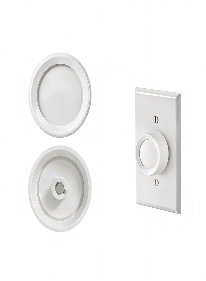 ANABIUP 2 PCS RK-WH Rotary Dimmer Knob Replacement for Rotary Dimmer Switch,Fan Control,White - Image 1