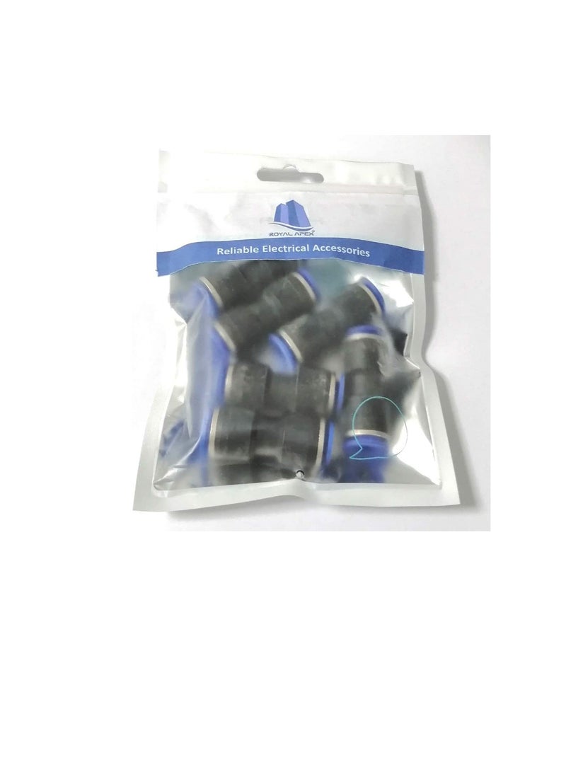 البولي يوريثين أنابيب ووصلات البولي يوريثين | دفع أنبوب هوائي لتوصيل التركيبات (مقبس المخفض - عبوة من 5 ، 10x8 مم) - Image 1