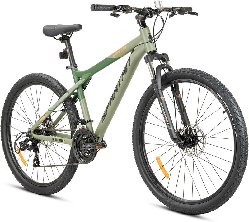 Spartan 27.5" Ampezzo Mountain Bike | Alloy Frame, Shimano 21-Speed Drivetrain, Front Suspension, Disc Brakes & Double Wall Rims – Trail-Ready MTB - Image 1