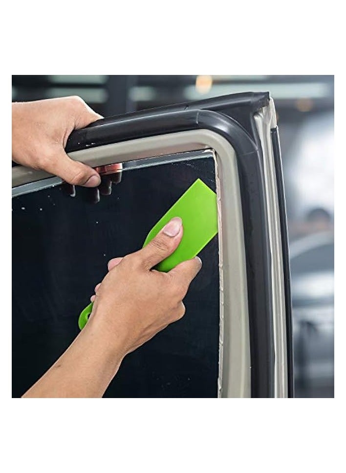 PROMASS Plastic Putty Knife Set, Scraper Tool for Decals, Wallpaper, Baking, Wall & Car Putty - Image 4