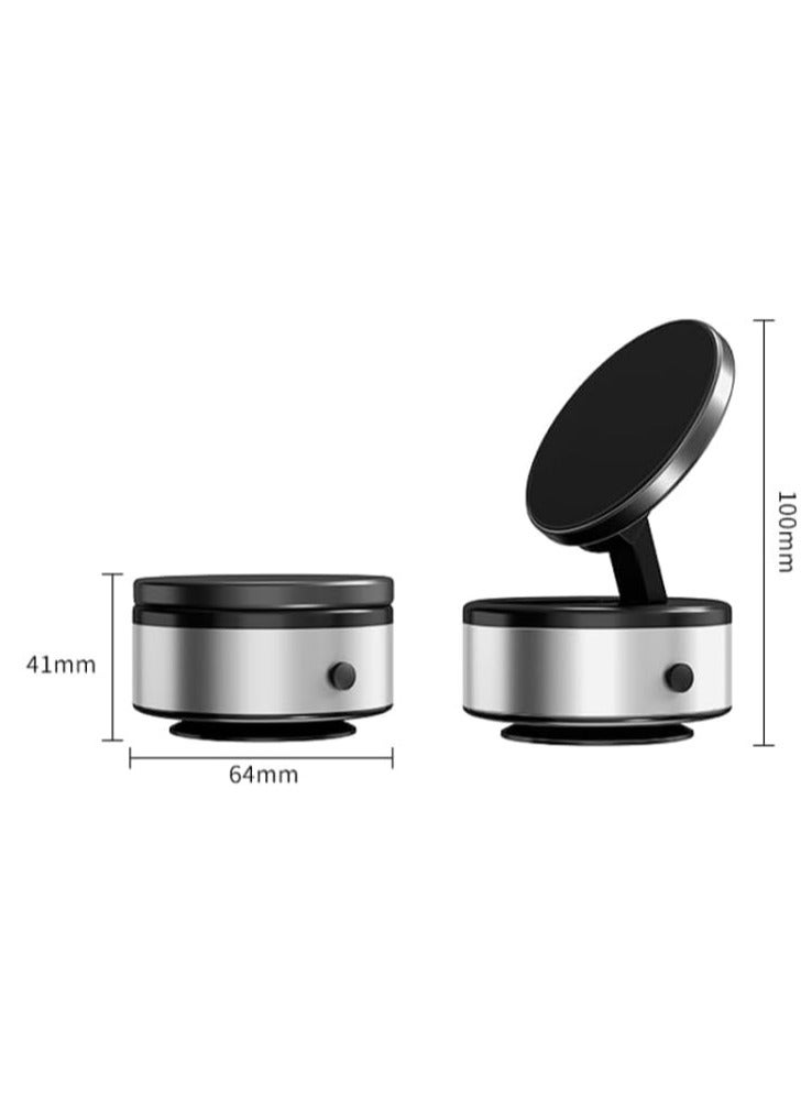 Enhanced Magnetic Car Interior Mount Phone Holder – 360° Rotating Suction Cup - Image 3