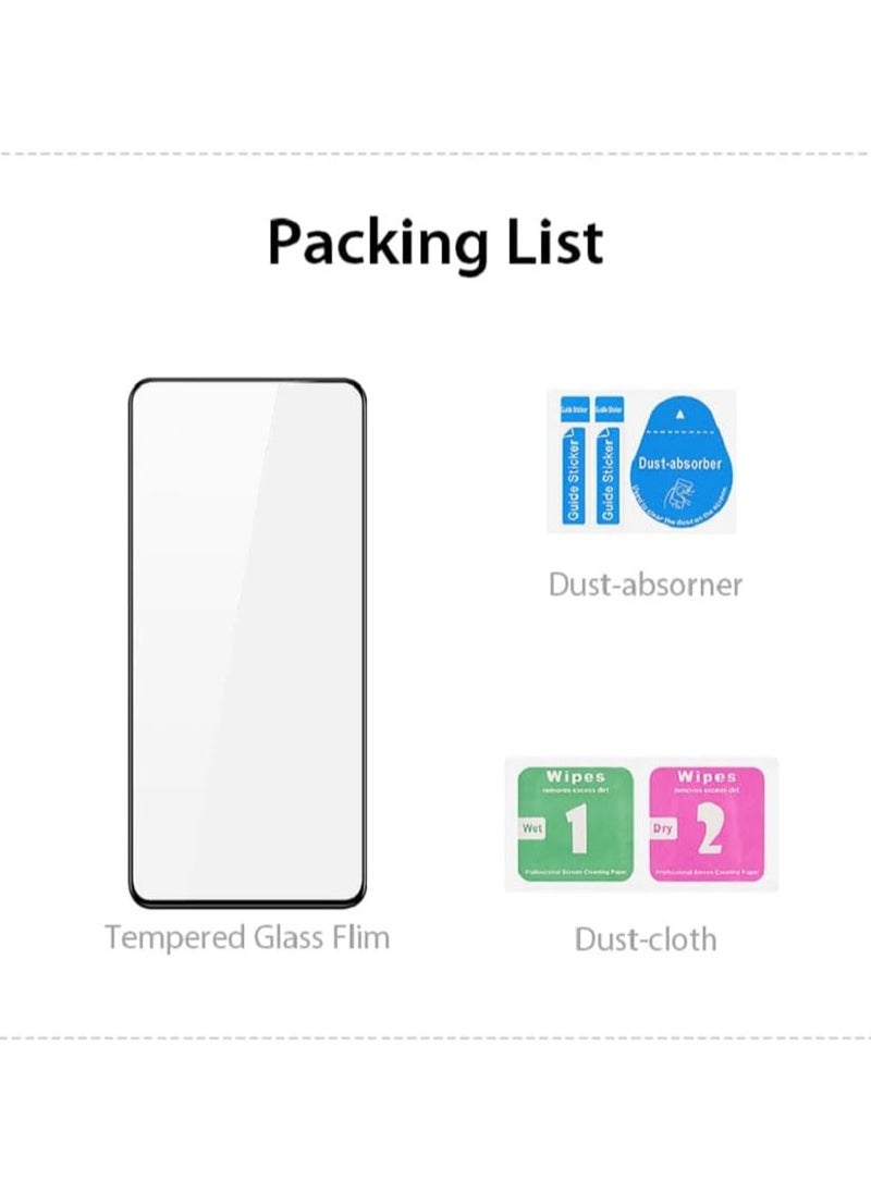 DUX DUCIS - DUX DUCIS 9D Tempered Glass Screen Protector, Designed for OnePlus Nord N100, Medium Alumina Glass Film Full Glue HD Clear Phone Screen Protector - Black - Image 1