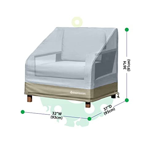 monsoon Patio Chair Cover Waterproof Outdoor Lawn Patio Furniture Chair Cover 32 - Image 3