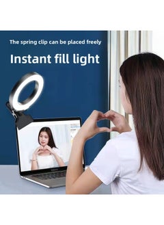 General Light Filling Live Broadcast Mobile Phone Stand Can Lift Tripod Video Artifact Multi-function Mobile Phone Stand Desktop-Color Of Light Source:26cm Multi-speed Fill Light + Single Camera - Fixed Model  - Image 4