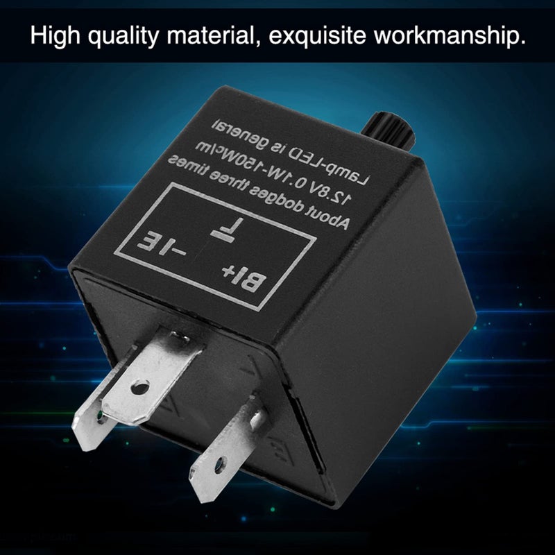 CF13 JL02 12V 3 دبوس LED فلاشر ريلي قابل للتعديل إلكتروني إشارة انعطاف إصلاح وميض مفرط - Image 5