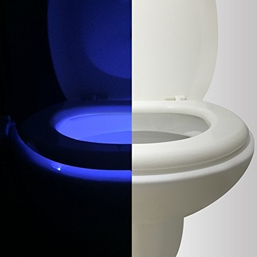 VINTAR 16 Color Motion Sensor LED Toilet Night Light,Toilet Bowl Lights,Cool Gadgets,5 Stage Dimmer, Light Detection - Image 2