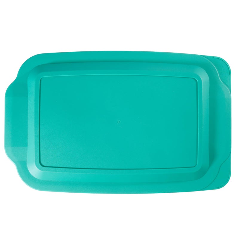 MRX Solutions Replacement Lid fits Pyrex 9x13 233 Glass Casserole Baking Dish Container with Tab Handles, for 3-Quart Model 233-PC (Turquoise) - Image 1
